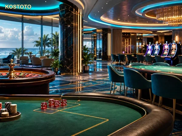 Banner utama kostoto dengan pilihan hiburan game online